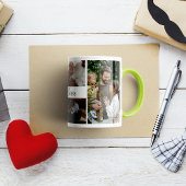 Beste papa ooit Vaderdag fotocollage koffie Mok