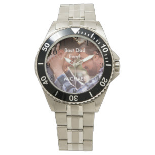 Beste papa ooit Vaderdag Fotohorloge Horloge