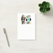 BESTE PAPA Ooit Vaderdag Gepersonaliseerd Aangepas Post-it® Notes (Kantoor)