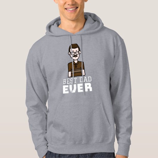 Beste papa ooit Vaderdag Hoodie (Voorkant)