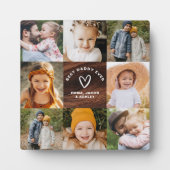 Beste papa ooit Vaderdag houtnerf foto Fotoplaat (Voorkant)