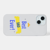 Beste papa ooit | Vaderdag iPhone 15 Case (Achterkant horizontaal)