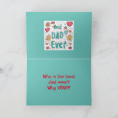 BESTE PAPA OOIT VADERDAG KAART (Binnen)