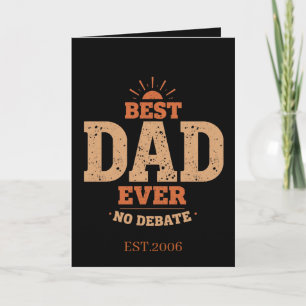 Beste Papa Ooit Vaderdag Kaart