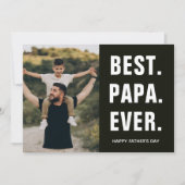 Beste. Papa. Ooit. Vaderdag Kaart (Voorkant)