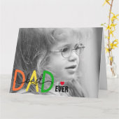 Beste papa ooit Vaderdag kaart (Gele Bloem)