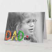 Beste papa ooit Vaderdag kaart (Voorkant)