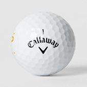 'Beste papa ooit' Vaderdag, leuk verjaardagscadeau Golfballen (Logo)