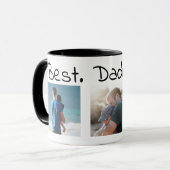 Beste papa ooit Vaderdag Mok (Voorkant links)