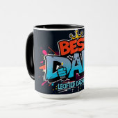 Beste papa ooit – Vaderdag Mok (Voorkant links)