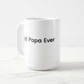 Beste Papa Ooit Vaderdag Mok 2026 | Perfecte Cadea (Voorkant links)