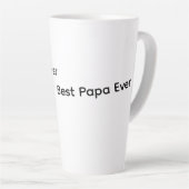 Beste Papa Ooit Vaderdag Mok 2026 | Perfecte Cadea (Rechterhoek)