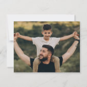 Beste. Papa. Ooit. Vaderdag  Notitiekaartje (Achterkant)