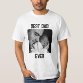 Beste papa ooit | Vaderdag of nieuwe vader T-shirt (Voorkant)