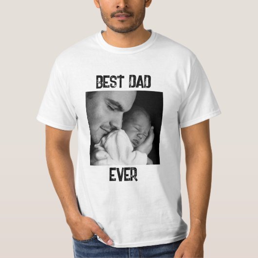 Beste papa ooit | Vaderdag of nieuwe vader T-shirt (Voorkant)