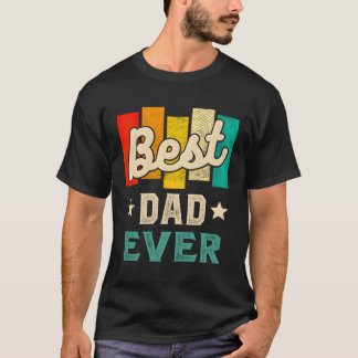Beste papa ooit Vaderdag papa T-shirt