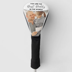 Beste papa ooit Vaderdag Persoonlijke foto   Golfheadcover