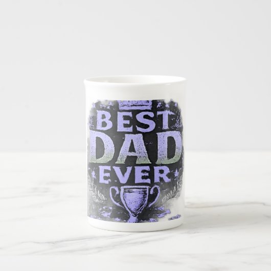 Beste Papa Ooit Vaderdag Porselein Kop (Voorkant)