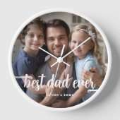 Beste Papa Ooit Vaderdag Script Foto (Voorkant)