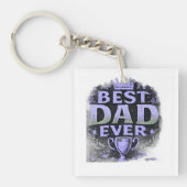 Beste Papa Ooit Vaderdag Sleutelhanger (voorkant)
