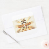 Beste Papa Ooit Vaderdag Sticker | Cool Vintage (Envelop)