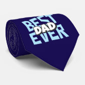 Beste papa ooit | Vaderdag stropdas (Opgerold)