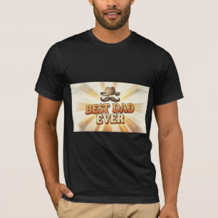 Beste Papa Ooit Vaderdag T-Shirt Cool Vintage