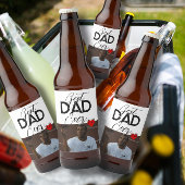 Beste papa ooit Vaderdag trendy cadeau Persoonlijk Bier Etiket