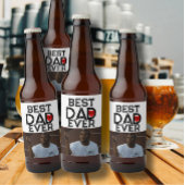Beste papa ooit Vaderdag trendy cadeau Persoonlijk Bier Etiket
