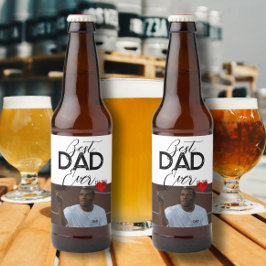 Beste papa ooit Vaderdag trendy cadeau Persoonlijk Bier Etiket