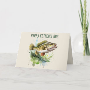 Beste Papa Ooit Vaderdag Vis Bedankkaart
