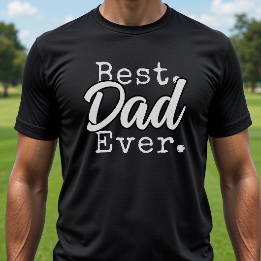 Beste Papa Ooit Vaderdag Zwart T-shirt