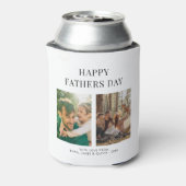 Beste papa ooit vaders dag 4 fotocollage blikjeskoeler (Blikje Achterkant)