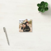 Beste papa ooit vaders papa cadeau foto naam eenvo post-it® notes (Kantoor)