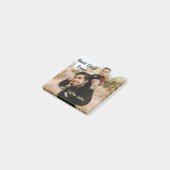 Beste papa ooit vaders papa cadeau foto naam eenvo post-it® notes (Schuin)