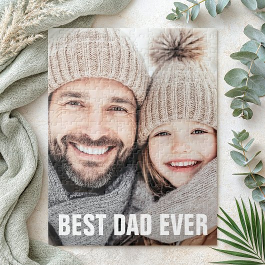 Beste papa ooit vadersdag foto legpuzzel