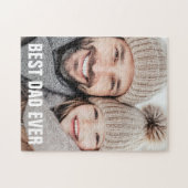Beste papa ooit vadersdag foto legpuzzel (Horizontaal)