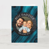 Beste papa ooit van je houden Fotosjabloon Geperso Kaart (Voorkant)