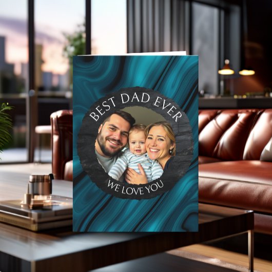 Beste papa ooit van je houden Fotosjabloon Geperso Kaart