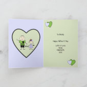 Beste papa ooit van klein meisje verjaardag groet kaart (Binnen)