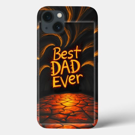 Beste papa ooit viering iPhone hoesje (Achterkant)