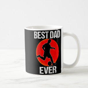 Beste Papa Ooit Vintage Voetbal Papa Vader 2021 Koffiemok