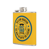 Beste papa ooit vintage western country Vaderdag Heupfles (Links)