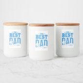 Beste papa ooit voedselcontainer etiket (Flessen)