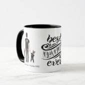 Beste papa ooit | Voeg uw foto-Mok toe Mok (Voorkant links)
