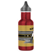 Beste PAPA ooit VOETBAL Sport Waterfles (Links)