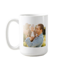 Beste papa ooit volledige foto aangepaste koffiemo