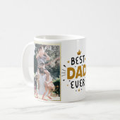 Beste papa ooit, volledige foto gepersonaliseerd koffiemok (Voorkant links)