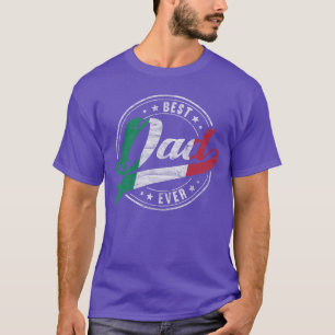 Beste papa ooit voor trotse patriottische Italiaan T-shirt