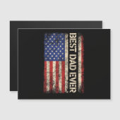 Beste Papa Ooit VS Amerikaanse Vlag Cadeaus voor V (Voorkant / Achterkant)